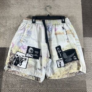 Siberia Hills Wonderland Patchwork Shorts Mens Size‎ M Colorful